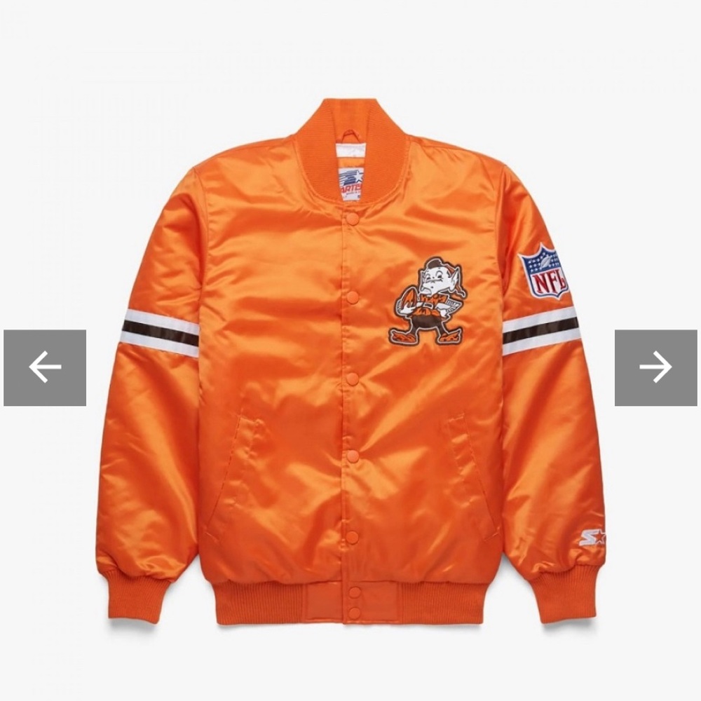 HOMAGE x STARTER Cleveland Browns Jacket Small